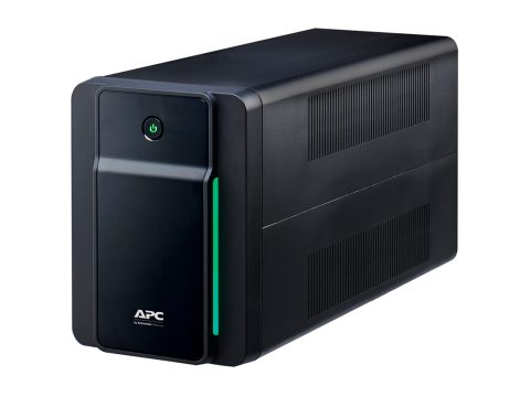 Источник бесперебойного питания, APC, Back-UPS BX1200MI-GR, Линейно-интерактивный, Мощность 1200ВА/650Вт, Напольный, 230В, APCRBC175, Вых: 4x Schuko, Чёрный