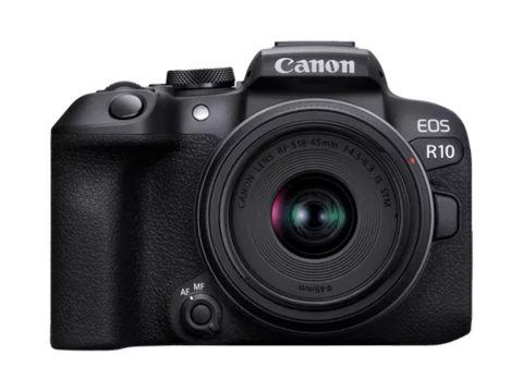 Цифровой фотоаппарат, CANON, EOS R10 + RF-S 18-45 mm, IS STM, Black, 5331C047