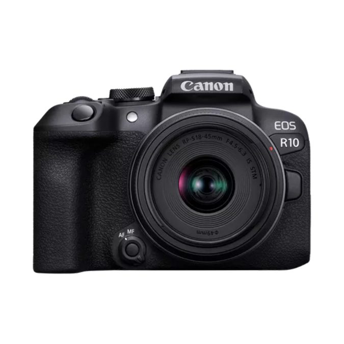 Цифровой фотоаппарат, CANON, EOS R10 + RF-S 18-45 mm, IS STM, Black, 5331C047