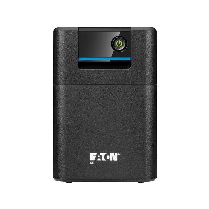 Источник бесперебойного питания, Eaton, 5E700UD, Мощность 700ВА/360Вт, Диапазон работы AVR: 140-300В, Бат.: 12В/7 Ач*1шт., Аппроксимированная синусоида, 2 вых.: 2 розетки Schuko, 1 USB порт, Цвет Чёрный