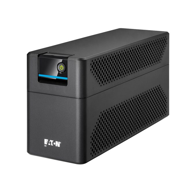 Источник бесперебойного питания, Eaton, 5E900UD, Мощность 900ВА/480Вт, Диапазон работы AVR: 140-300В, Бат.: 12В/9 Ач*1шт., Аппроксимированная синусоида, 2 вых.: 2 розетки Schuko, 1 USB порт, Цвет Чёрный