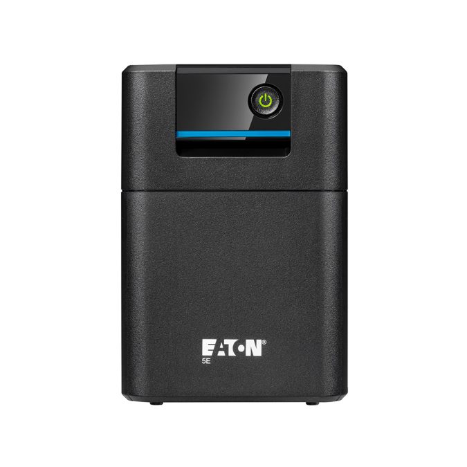Источник бесперебойного питания, Eaton, 5E900UD, Мощность 900ВА/480Вт, Диапазон работы AVR: 140-300В, Бат.: 12В/9 Ач*1шт., Аппроксимированная синусоида, 2 вых.: 2 розетки Schuko, 1 USB порт, Цвет Чёрный