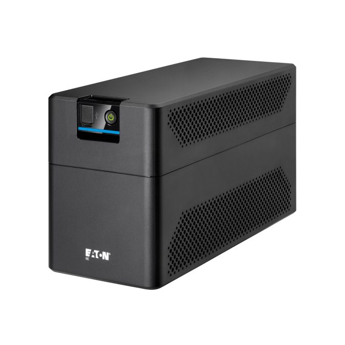 Источник бесперебойного питания, Eaton, 5E1200UD, Мощность 1200ВА/660Вт, Диапазон работы AVR: 140-300В, Бат.: 12В/7 Ач*2шт., Аппроксимированная синусоида, 4 вых.: 4 розетки Schuko, 1 USB порт, Цвет Чёрный