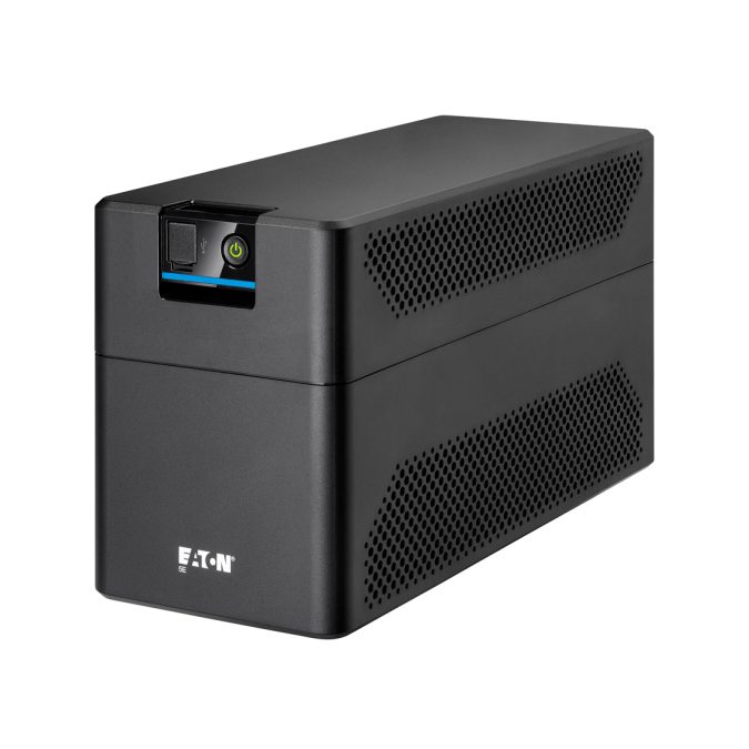 Источник бесперебойного питания, Eaton, 5E1600UD, Мощность 1600ВА/900Вт, Диапазон работы AVR: 140-300В, Бат.: 12В/7 Ач*2шт., Аппроксимированная синусоида, 4 вых.: 4 розетки Schuko, 1 USB порт, Цвет Чёрный