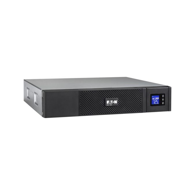 Источник бесперебойного питания, Eaton, 5SC1000iR, Стоечный 19" 2U, Мощность 1000ВА/700Вт, Диапазон работы AVR: 184-276В, Бат.: 12В/9 Ач*2шт., Чистая синусоида, 8 вых.: 8 IEC C13 (10A), Smart, USB-B, RS232, SNMP слот, LCD, ABM, Цвет Чёрный
