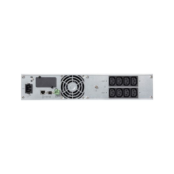 Источник бесперебойного питания, Eaton, 5SC1500iR, Стоечный 19" 2U, Мощность 1500ВА/1050Вт, Диапазон работы AVR: 184-276В, Бат.: 12В/9 Ач*3шт., Чистая синусоида, 8 вых.: 8 IEC C13 (10A), Smart, USB-B, RS232, SNMP слот, LCD, ABM, Цвет Чёрный