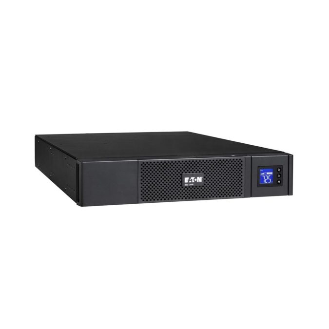 Источник бесперебойного питания, Eaton, 5SC3000IRT, Стоечный 19" 2U, Мощность 3000ВА/2700Вт, Диапазон работы AVR: 184-276В, Бат.: 12В/9 Ач*4шт., Чистая синусоида, 9 вых.: 8 IEC C13 (10A), 1 IEC C19 (16A), Smart, USB-B, RS232, SNMP слот, LCD, ABM, Цвет Чёрный