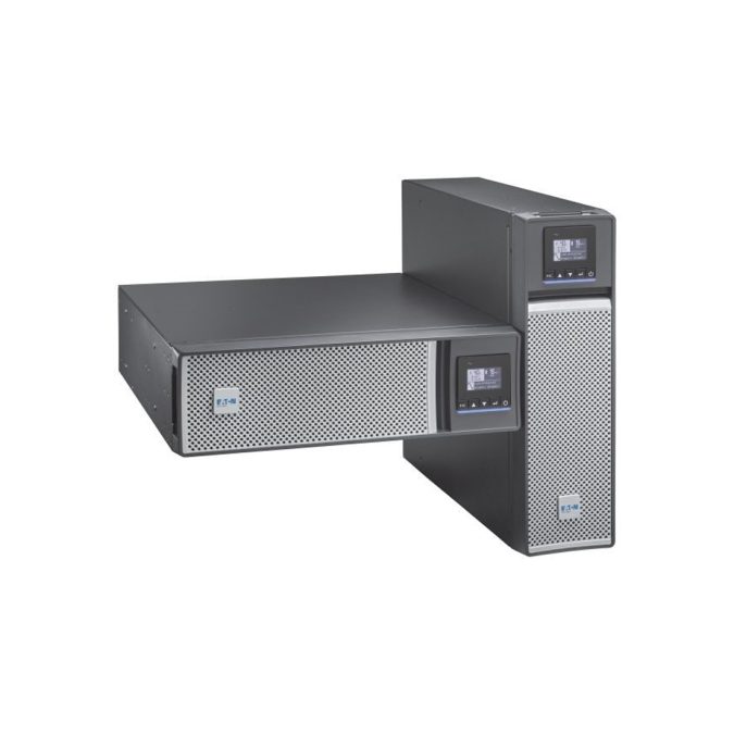 Источник бесперебойного питания, Eaton, 5PX2200IRT3UG2, Стоечный 19" 3U, Мощность 2200ВА/2200Вт, Диапазон работы AVR: 160-294В (с возможностью регулировки до 150-294В), Чистая синусоида, Бат.: 12В/7 Ач*6шт., 10 вых.: 8 IEC C13 (10A), 2 IEC C19 (16A), Smart, USB-B, RS232, SNMP слот, LCD, ABM, Цвет Чёрный
