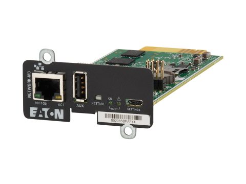 SNMP-карта, Eaton, Network-M3, Внутренняя установка, Разъём RJ-45 10/100/1000M, Поддержка шифрования: HTTPS1.1, MQTTS, TLS1.2, SNMPv1/v2c/v3, NTP, SMTPS, BOOTP/DHCP, CLI, SSH, ARP and Syslog, Аутентификация: IPv4/v6, TLSv1.2, HTTP(S)v1.1, NTP, SMTP(S), BOOTP/DHCP, SSH, SysLog(S), LDAP, AD, RADIUS Многоязычный пользовательский интерфейс