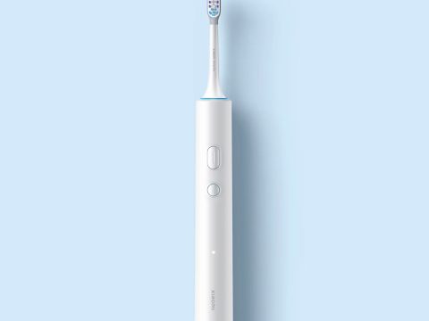 Умная зубная электрощетка, Xiaomi, T501 (MES607/BHR7791GL), 1050 мАч, IPX8, Время зарядки 6.5 ч, 150 дней автономной работы, 30 индивидуальных решений чистки, Белый