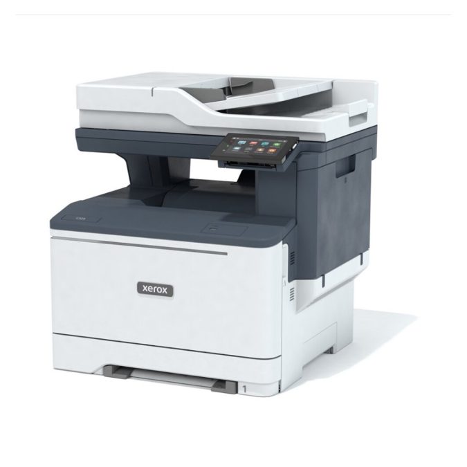Цветное МФУ, Xerox, C325DNI, C325V_DNI, Лазерное цветное, А4, 33 стр./мин., Подача 251 лист, Двусторонний автоподатчик документов, до 47 изобр./мин., Сенсорный дисплей 4.3", 1.2 ГГц CPU, 2 ГБ RAM, 8 ГБ eMMC, USB 2.0, Ethernet 10/100/1000, Wi-Fi, Fax