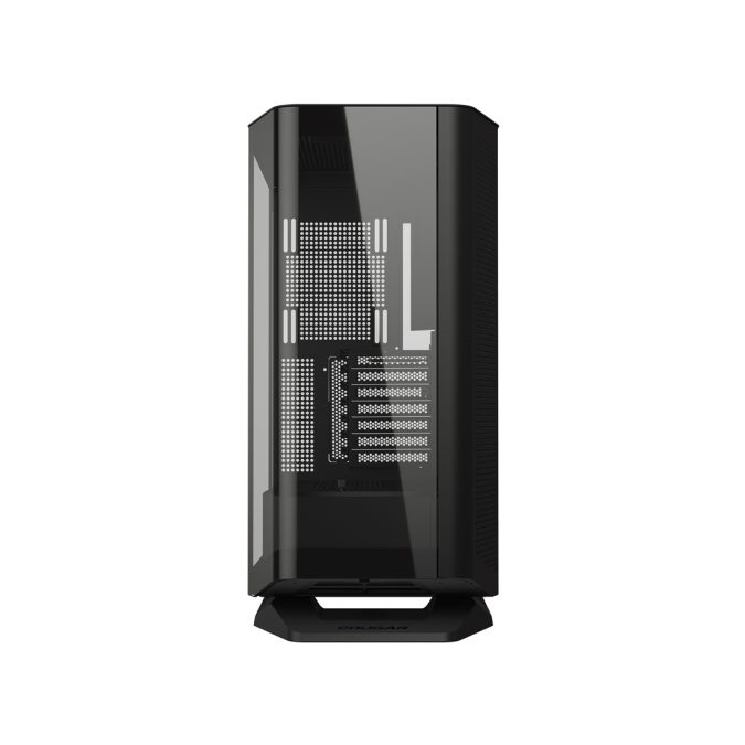 Компьютерный корпус, Cougar, FV270, E-ATX/CEB/ATX/Micro ATX, USB 1*Type C/2*3.0, 4 Pole Headset Audio, Кулер 1*12см ARGB, Высота процессорного кулера до 180 мм, Длина VGA до 420 гор/450мм верт, 2*3.5"/2+2*2.5", Слот 7, Толщина 0,6мм, 530x268x512мм, Без Б/П, Чёрный