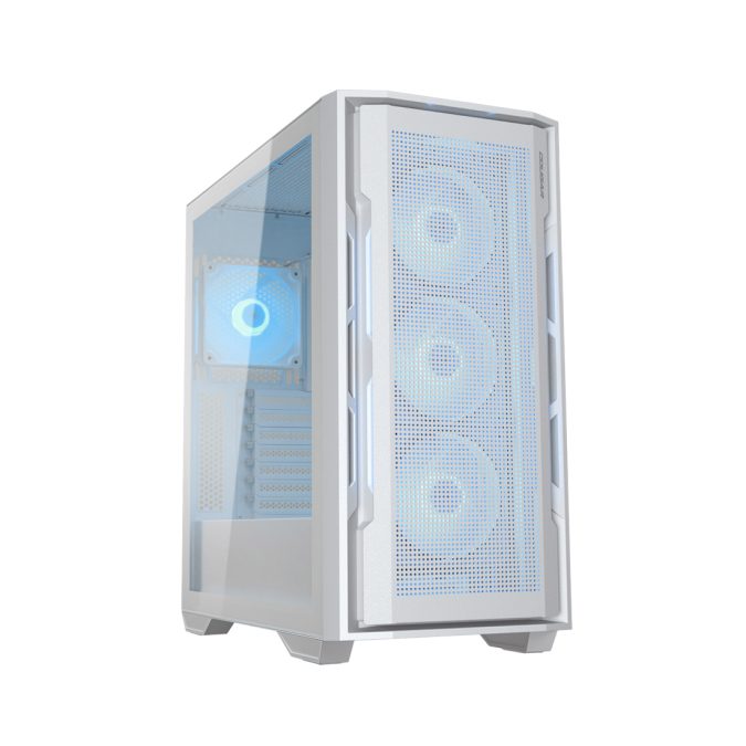Компьютерный корпус, Cougar, Uniface RGB (White) CGR-5C78W-RGB, E-ATX/CEB/ATX/Micro ATX/Mini ITX, USB 1*Type C/2*3.0, 4 Pole Headset Audio, Кулер 4*12см ARGB, Высота процессорного кулера до 180 мм, Длина VGA до 400мм, 2*3.5"/2+1*2.5", Толщина 0,6мм, 493x230x475мм, Без Б/П, Белый