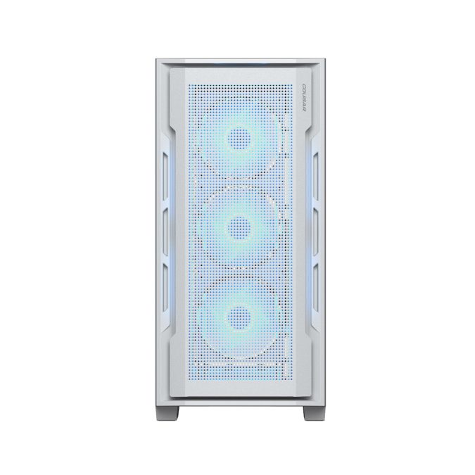 Компьютерный корпус, Cougar, Uniface RGB (White) CGR-5C78W-RGB, E-ATX/CEB/ATX/Micro ATX/Mini ITX, USB 1*Type C/2*3.0, 4 Pole Headset Audio, Кулер 4*12см ARGB, Высота процессорного кулера до 180 мм, Длина VGA до 400мм, 2*3.5"/2+1*2.5", Толщина 0,6мм, 493x230x475мм, Без Б/П, Белый