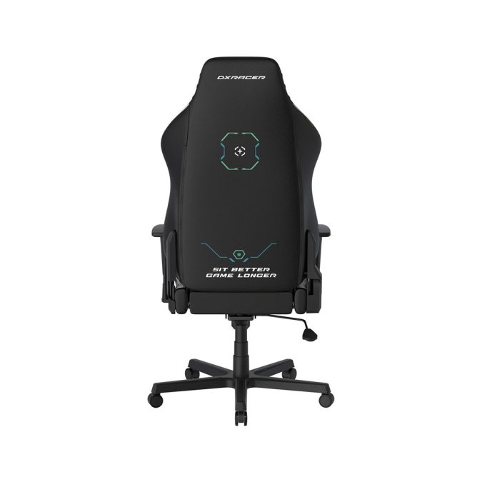 Игровое компьютерное кресло, DX Racer, GC/LHE23LTA/SITBETTERGAMELONGER, Hammer series, Рекомендуемый рост: до 190 см, Рекомендуемый вес: до 115 кг, Эко-кожа, Угол наклона до 135°, 3D подлокотники, Нейлоновая основа кресла, Механизм качания: топ-ган, Черно-белый