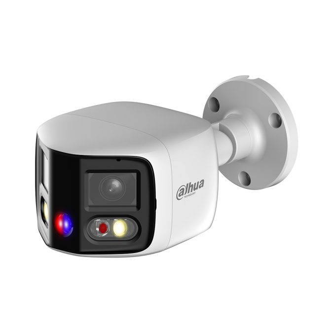 IP видеокамера, Dahua, DH-IPC-PFW3849S-A180-AS-PV, цилиндрическая, 2 объектива  4MP, полноцветный duo, сращивание WizMind