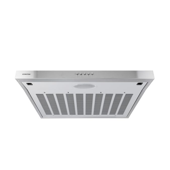 Вытяжка, Centek, CT-1801-60, Козырьковая, Ширина 60 см, 350 м3/час (120 Вт), 3 скорости, LED, Стальной