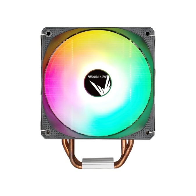 Кулер для процессора, Formula V, ICE BURG EX ARPW 6P, Intel 20х/1851/1700/1200/115х и AMD AM5/AM4/AM3/AM2, 220W, 120мм, 800- 1600±10% об/м, 75,89CFM,  34dB(A), 4pin, 125х88х155мм, Чёрный