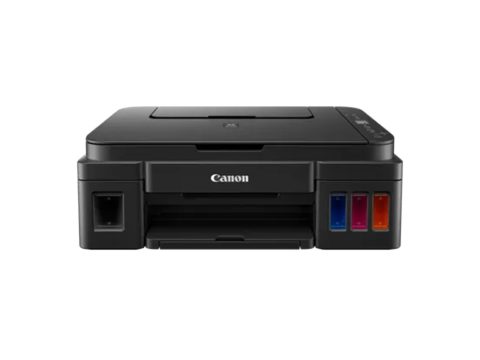 Цветное МФУ, Canon, Pixma G2410, 2313C009AA, Струйное, A4, 8,8 изобр./мин. (A4), Чернила GI-490, СНПЧ, Подача 100 листов, Планшетный сканер, 19 сек., ЖК-экран 1,2", USB 2.0