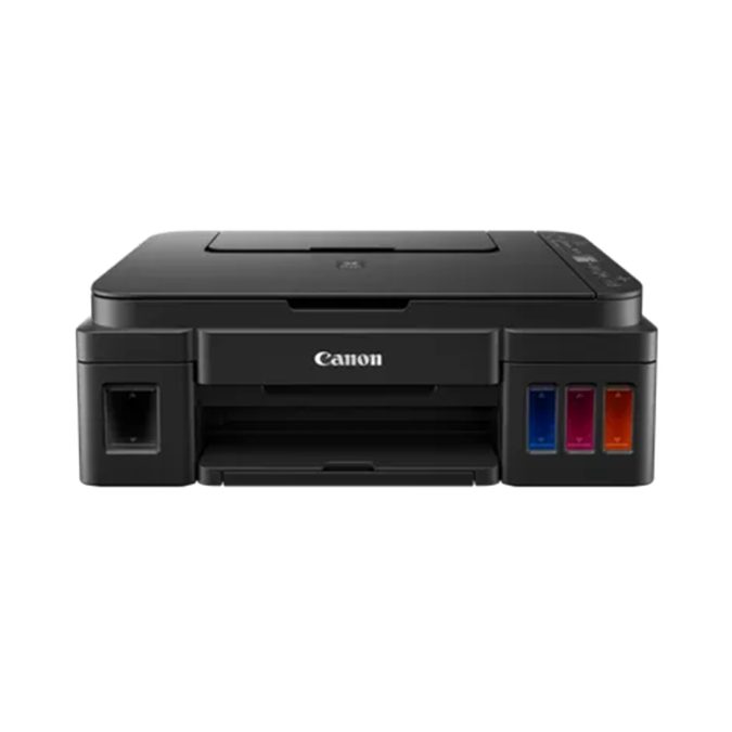 Цветное МФУ, Canon, Pixma G3410, 2315C009AA, Струйное, A4, 8,8 изобр./мин. (A4), Чернила GI-490, СНПЧ, Подача 100 листов, Планшетный сканер, 19 сек., ЖК-экран 1,2", USB 2.0, Wi-Fi