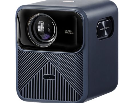 Проектор портативный, Wanbo, Mozart 1 Pro, LCD, 1080p, 900 ANSI lm, 3000:1, Android 11.0, Auto Focus, 20000 часов, 2+16G, Wi-Fi 6, Bluetooth 5.0, HDMI*1, USB*2, 3.5mm, DC*1, 8W*2, синий