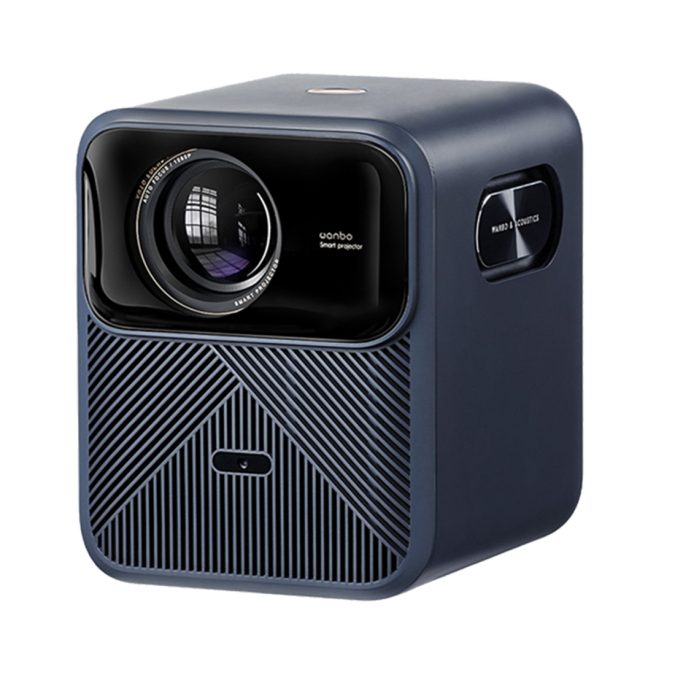 Проектор портативный, Wanbo, Mozart 1 Pro, LCD, 1080p, 900 ANSI lm, 3000:1, Android 11.0, Auto Focus, 20000 часов, 2+16G, Wi-Fi 6, Bluetooth 5.0, HDMI*1, USB*2, 3.5mm, DC*1, 8W*2, синий