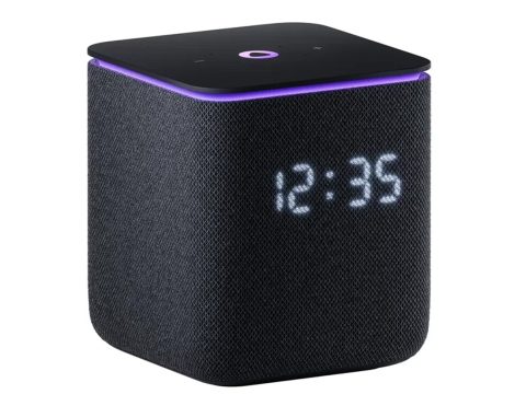 Умная колонка, Яндекс, YNDX-00054BLK, Яндекс Станция Миди, 24Вт, (1х 63, 2х20мм), 4 микрофона, 70–20 000 Гц, Wi-Fi (2,4–5 ГГц), Bluetooth 5.0, Черный