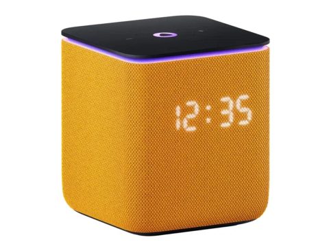 Умная колонка, Яндекс, YNDX-00054ORG, Яндекс Станция Миди, 24Вт, (1х 63, 2х20мм), 4 микрофона, 70–20 000 Гц, Wi-Fi (2,4–5 ГГц), Bluetooth 5.0, Оранжевый