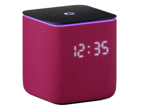 Умная колонка, Яндекс, YNDX-00054PNK, Яндекс Станция Миди, 24Вт, (1х 63, 2х20мм), 4 микрофона, 70–20 000 Гц, Wi-Fi (2,4–5 ГГц), Bluetooth 5.0, малиновый