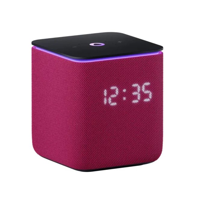 Умная колонка, Яндекс, YNDX-00054PNK, Яндекс Станция Миди, 24Вт, (1х 63, 2х20мм), 4 микрофона, 70–20 000 Гц, Wi-Fi (2,4–5 ГГц), Bluetooth 5.0, малиновый