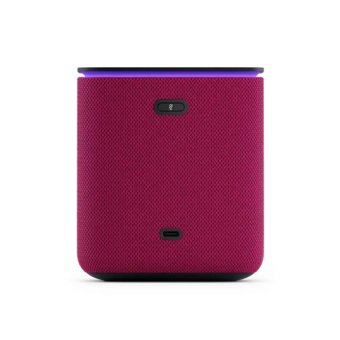 Умная колонка, Яндекс, YNDX-00054PNK, Яндекс Станция Миди, 24Вт, (1х 63, 2х20мм), 4 микрофона, 70–20 000 Гц, Wi-Fi (2,4–5 ГГц), Bluetooth 5.0, малиновый
