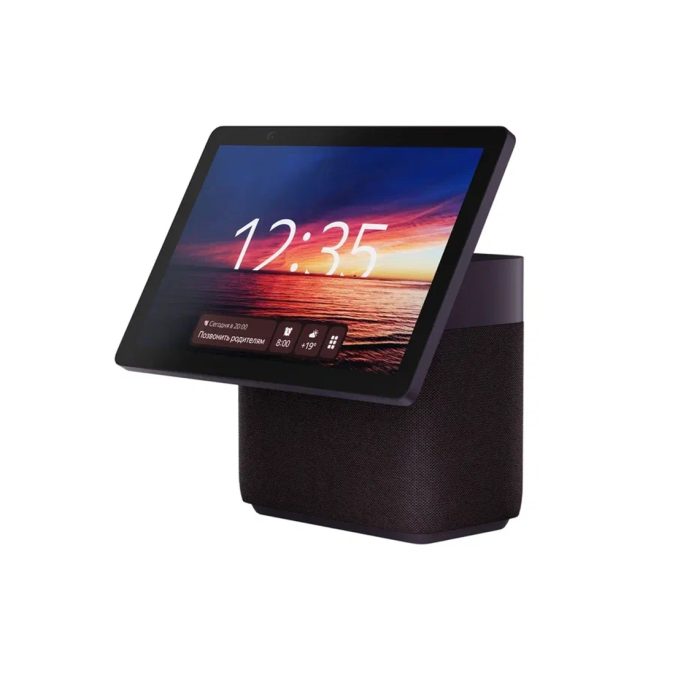 Умная колонка, Яндекс, YNDX-00055RED, Яндекс Станция Дуо Макс с Zigbee, 60Вт, (1х 63, 2х20мм), 8 микрофонов, 60–20 000 Гц, Wi-Fi (2,4–5 ГГц), Bluetooth 5.2, 10,5”(1920  1200), LED, Красный