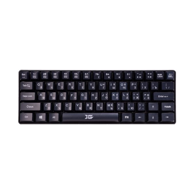 Клавиатура, XG, Pixel Master, Игровая, USB, Кол-во стандартных клавиш 63, RGB, Длина кабеля 1,5 метра, Анг/Рус, Чёрный