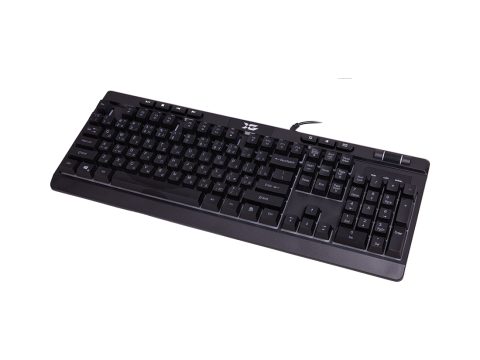 Клавиатура, XG, Steel Shadow, Игровая, USB, Кол-во стандартных клавиш 104, RGB, Длина кабеля 1,5 метра, Анг/Рус, Чёрный