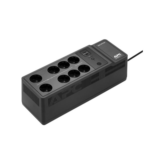 Источник бесперебойного питания, APC, Back-UPS BE850G2-GR, Линейно-интерактивный, Мощность 850ВА/520Вт, Напольный, 230В, Вых: 8x Schuko, USB Type A+C, RBC17, Чёрный