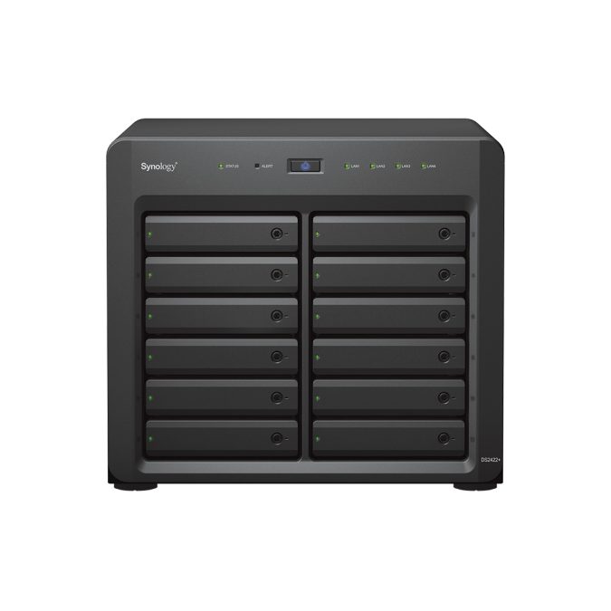 Система хранения данных (сервер), Synology, DS2422+, Ryzen V1500B, NAS, 4GB, RJ-45 1GbE