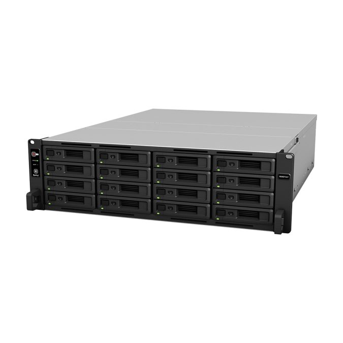 Система хранения данных (сервер), Synology, RS4021xs+, Intel Xeon D-1541, 3U, 16GB, RJ-45 1GbE