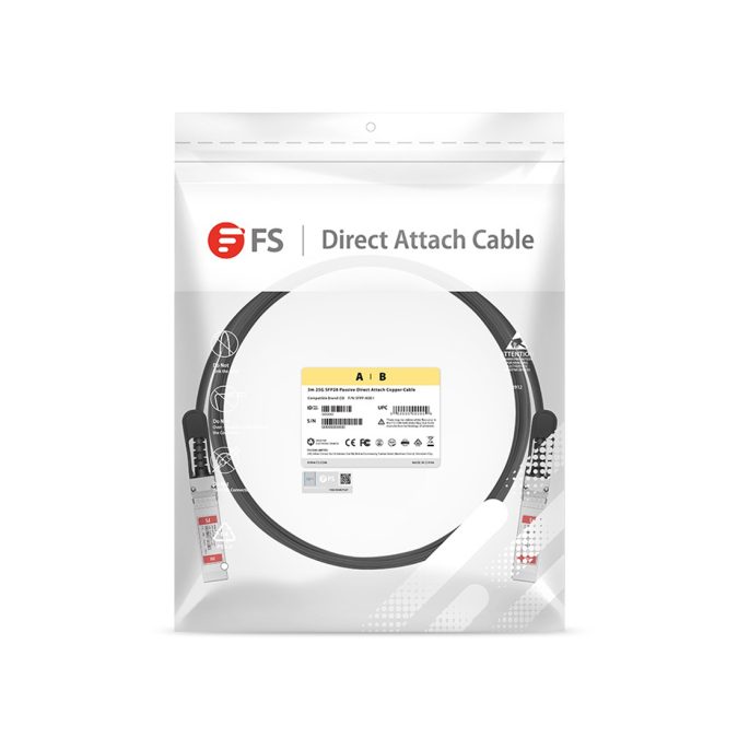 Пассивный кабель, FS, S28-PC03, 25G SFP28 3m