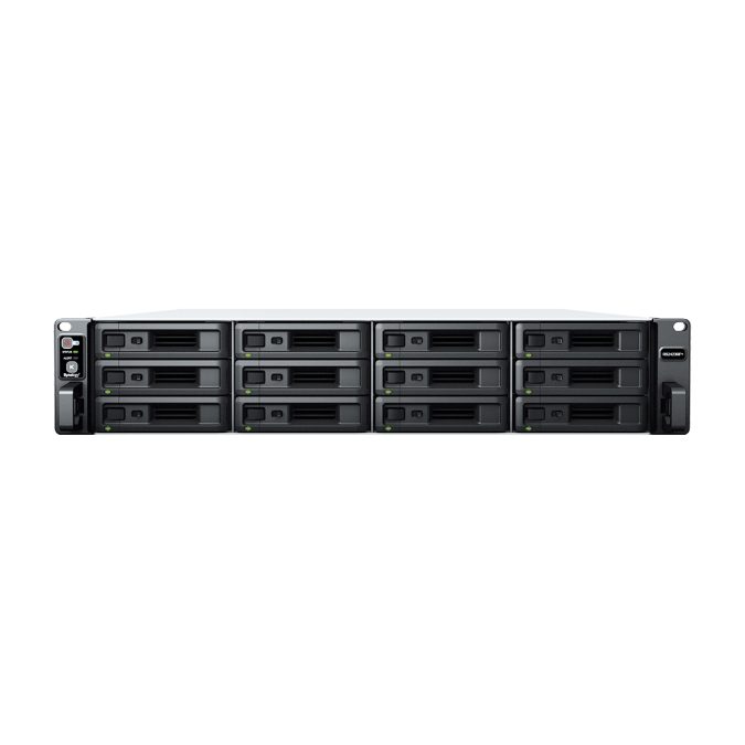 Система хранения данных (сервер), Synology, RS2423RP+, Ryzen V1780B, 2U, 8GB, RJ-45 1GbE