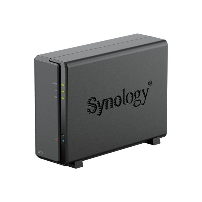 Система хранения данных, Synology, DS124, Realtek RTD1619B, 1GB, RJ-45 1GbE