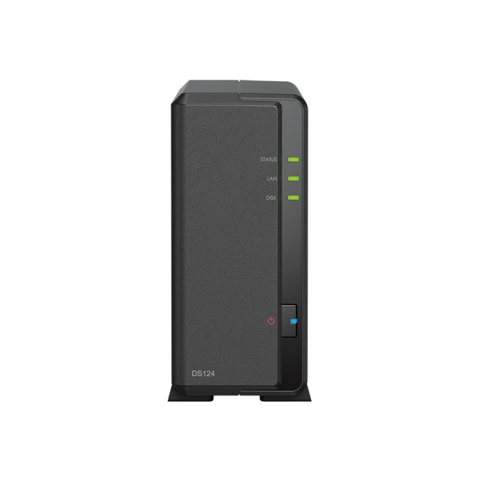 Система хранения данных, Synology, DS124, Realtek RTD1619B, 1GB, RJ-45 1GbE
