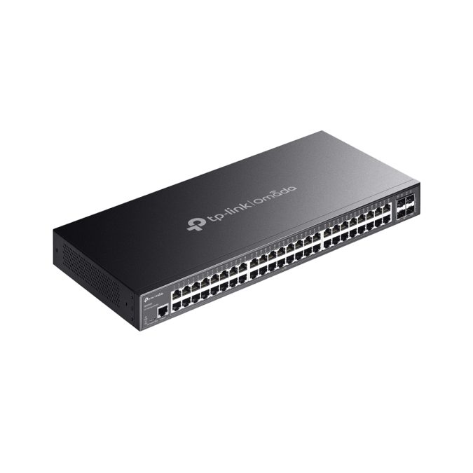 Коммутатор, TP-Link, SG3452X, Управляемый L2+, 48 портов 10/100/1000M RJ-45 + 4 порта SFP+, 1U