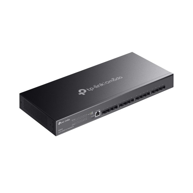 Коммутатор, TP-Link, SX3016F, JetStream, управляемый L2+, 16 портов SFP+ 10GE