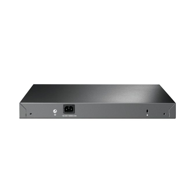 Коммутатор, TP-Link, SG3428XMP, JetStream, управляемый L2+, 24 порта 10/100/1000T, 4 SFP+ слота 10GE, PoE+ бюджет 384Вт