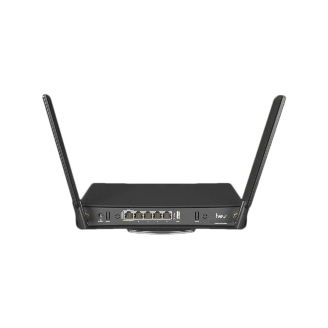 Беспроводной маршрутизатор, MikroTik, C53UiG+5HPaxD2HPaxD, hAP ax3, 802.11a/b/g/n/ac/ax, AX1800, 4 порта 10/100/1000M, 1 порт 2.5G Ethernet, 1xUSB 3.0, PoE-out порт Ether1 Passive PoE, PoE in Passive PoE, RouterOS, -40°C to 70°C