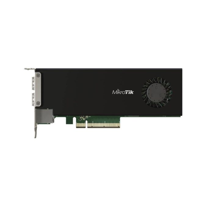 Маршрутизатор, MikroTik, CCR2004-1G-2XS-PCIe, PCI-express card, 2x25G SFP28 cages, 1xGbit LAN, RouterOS, PCIe network interface, -20°C to 60°C