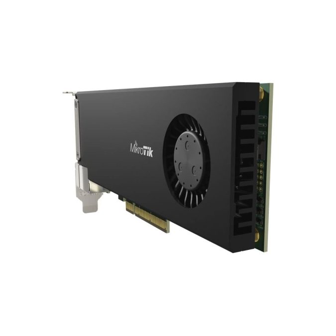 Маршрутизатор, MikroTik, CCR2004-1G-2XS-PCIe, PCI-express card, 2x25G SFP28 cages, 1xGbit LAN, RouterOS, PCIe network interface, -20°C to 60°C