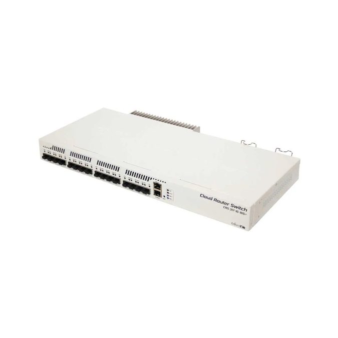 Коммутатор, MikroTik, CRS317-1G-16S+RM, Cloud Router Switch, 16xSFP+ cages, RouterOS/SwitchOS (dual boot), Dual redundant PSU, 1U rackmount, -20°C to 60°C
