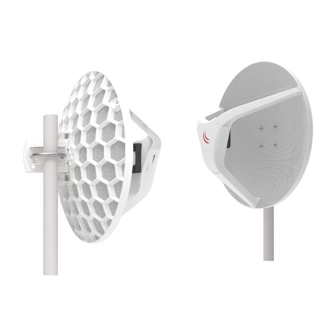 Беспроводной маршрутизатор, MikroTik, RBLHGG-60ad, LHG 60G, 1xGbit LAN, PoE-IN 802.3af/at, 60GHz Base Stations 2 Gbps P-to-P, RouterOS, -40°C to 70°C