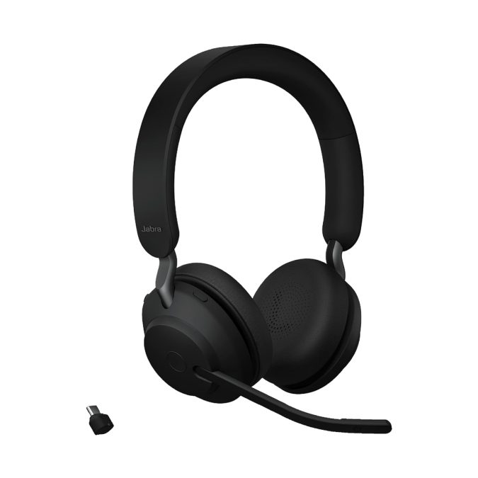 Гарнитура, Jabra, 26599-999-899, Evolve2 65 Link390c MS Stereo Black